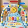 Colorful Educational Game Mat for Toddlers. Includes Music Keys & Hanging Toys. Easy-To-Assemble Polyester Fiber Pad. Perfect Gift